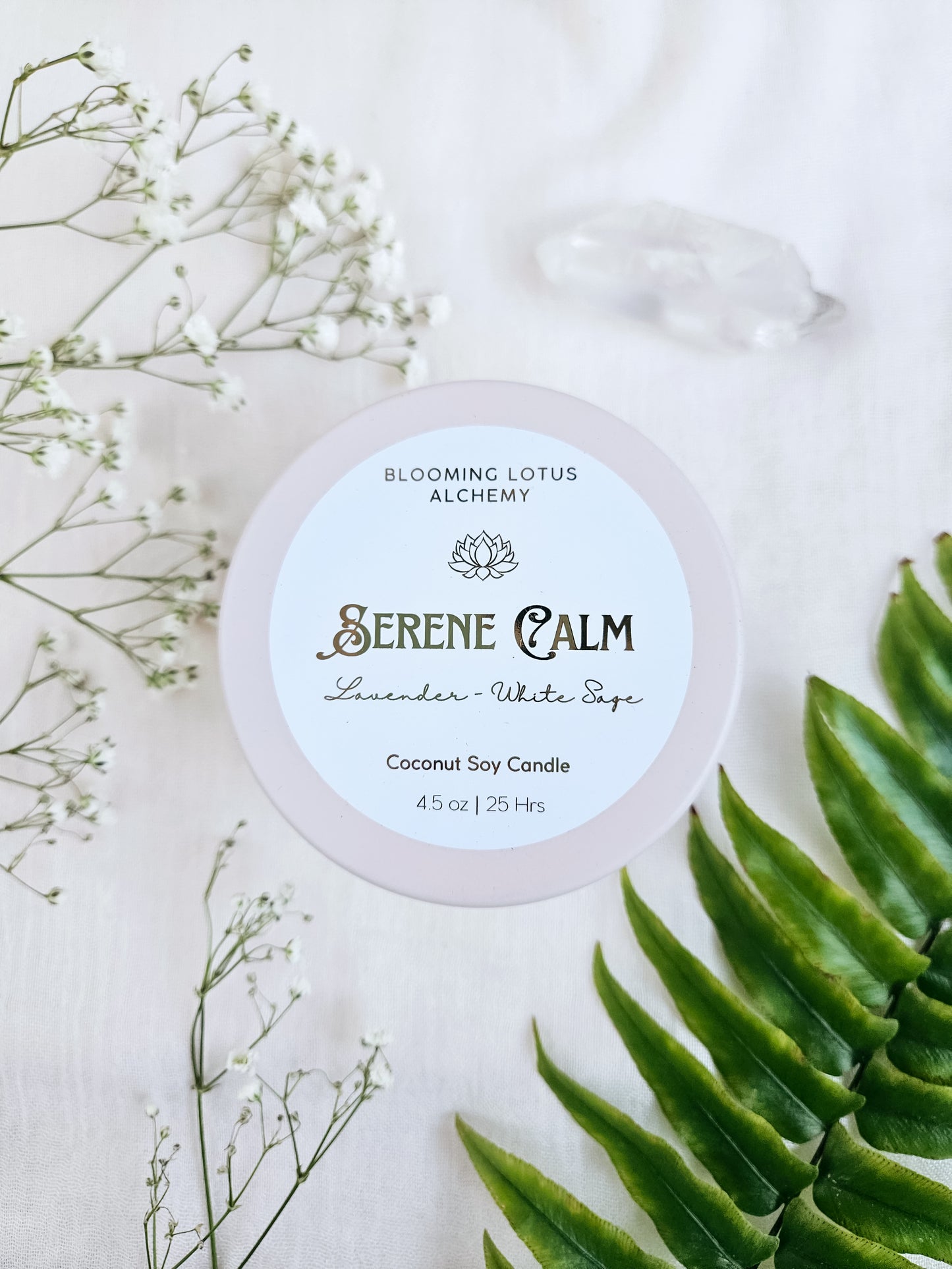 Serene Calm Candle Tin