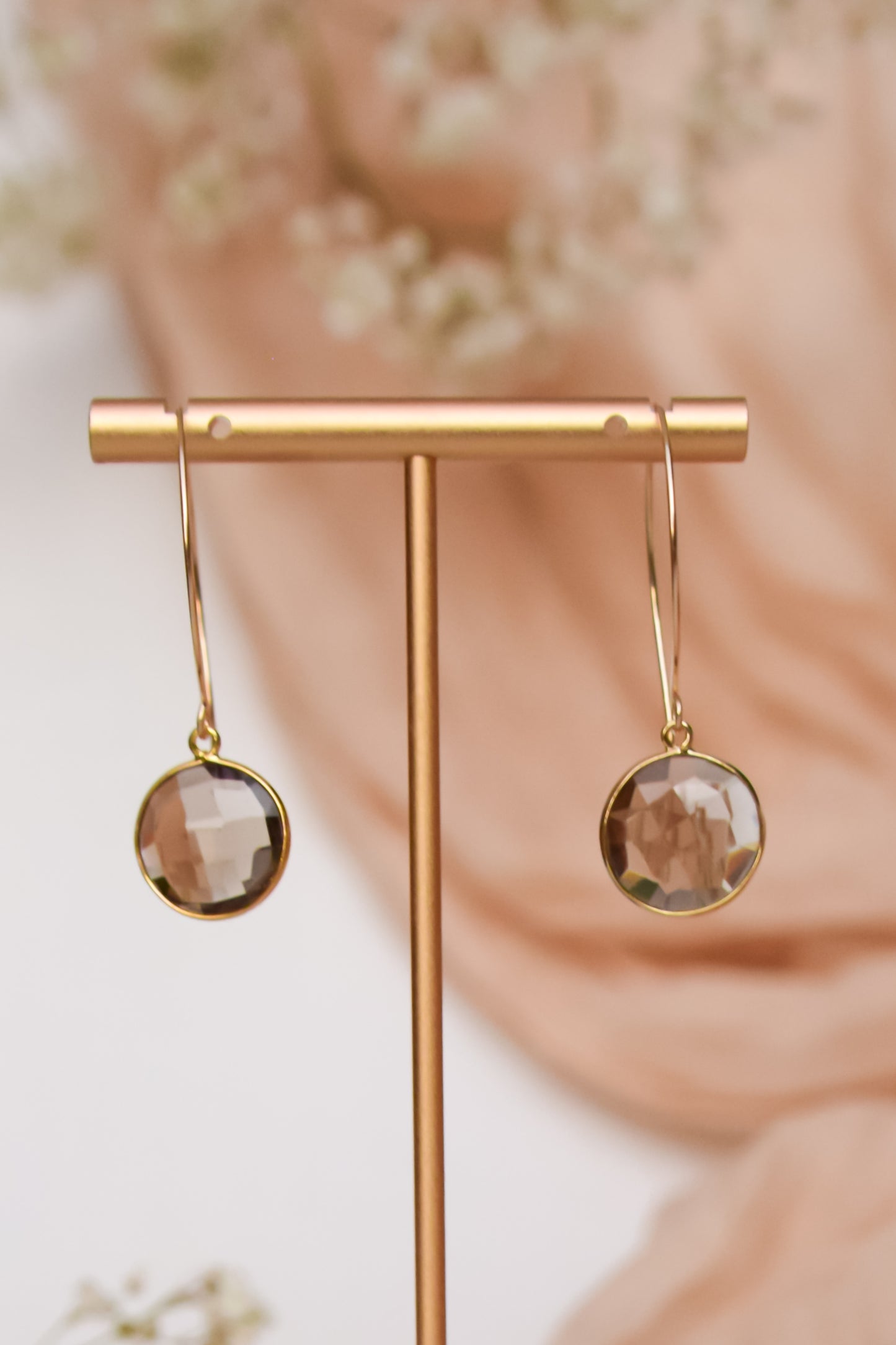 Smokey Quartz Earrings
