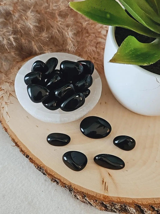 Black Obsidian Small Tumble 6 pcs.