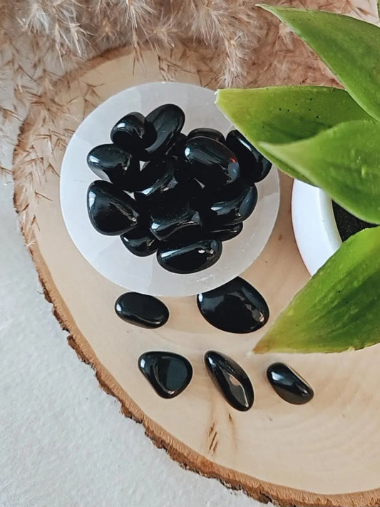Black Obsidian Small Tumble 6 pcs.