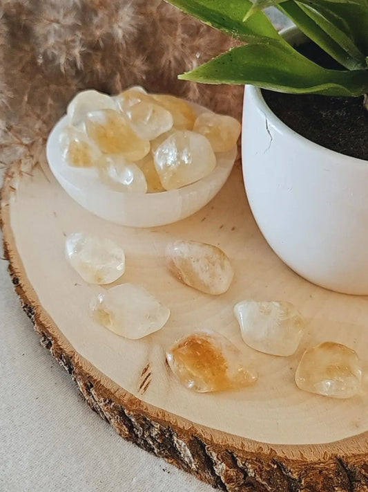 Citrine Tumble 2 pcs.