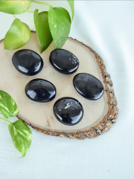 Black Tourmaline Palm Stone