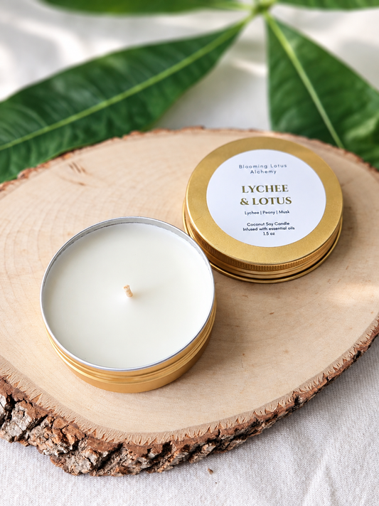 Lychee Lotus Travel Candle