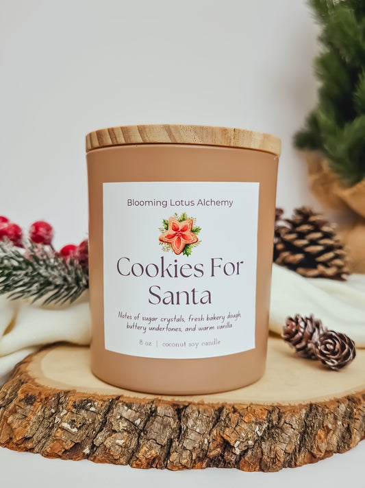 Cookies For Santa Candle