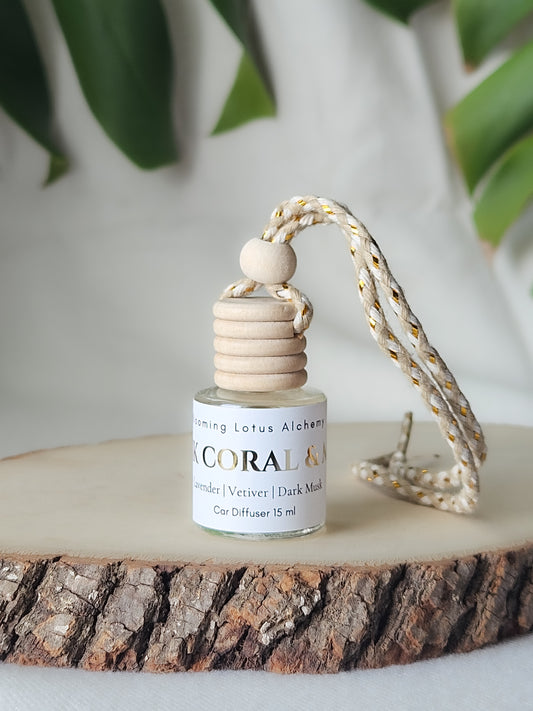 Black Coral Moss Car Diffuser