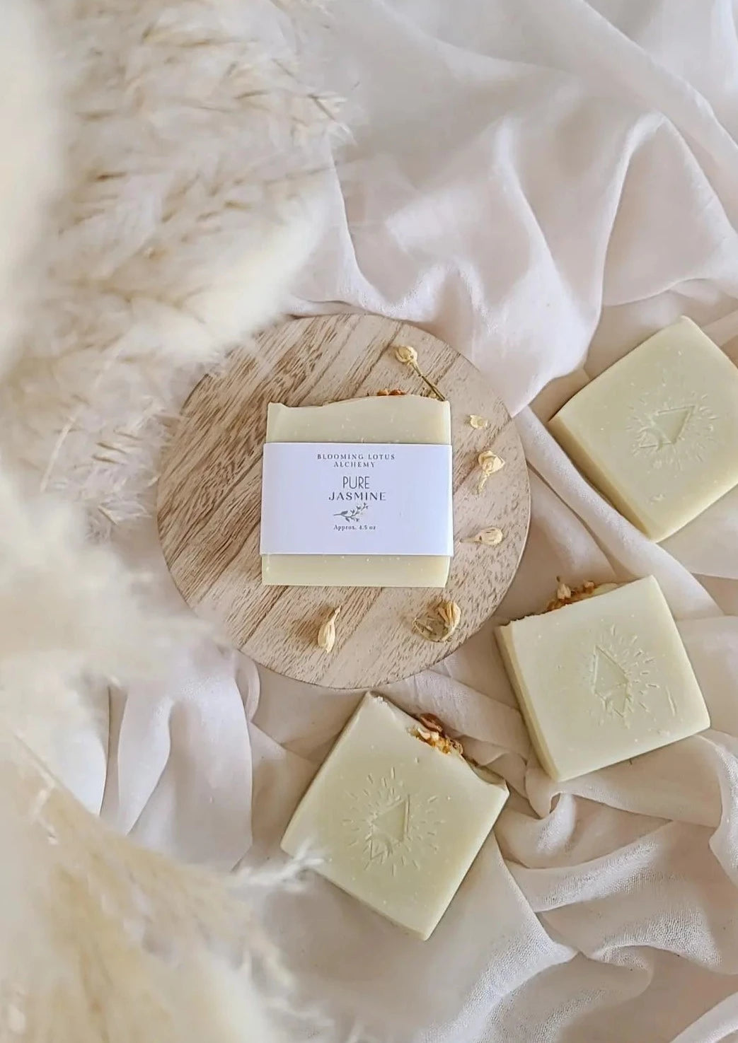 Pure Jasmine Soap - bloominglotusalchemy