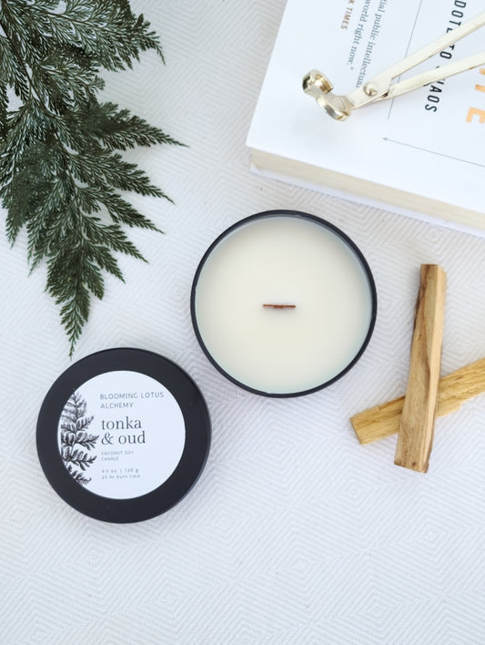 Tonka & Oud Candle