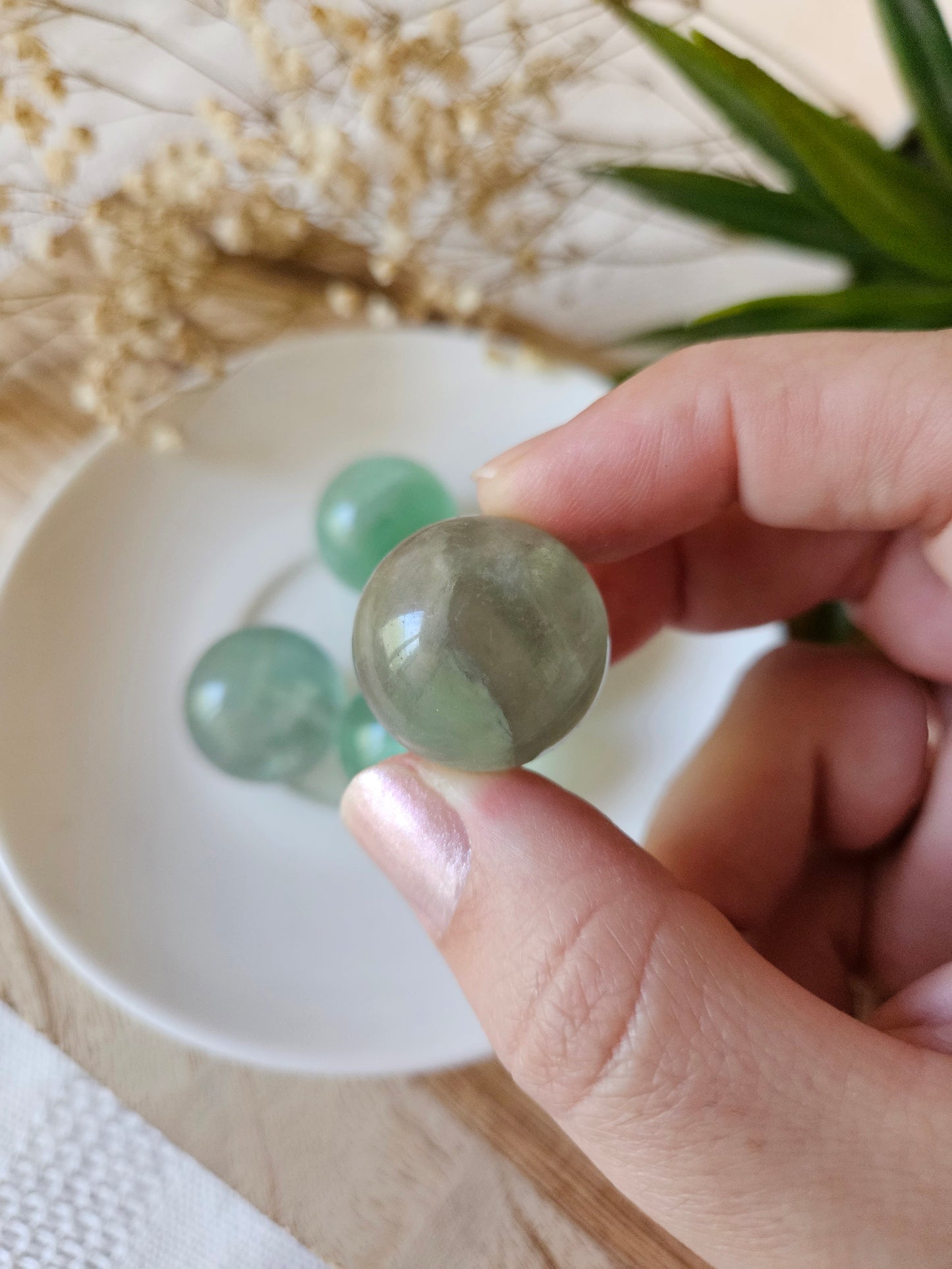 Rainbow Fluorite Mini Sphere