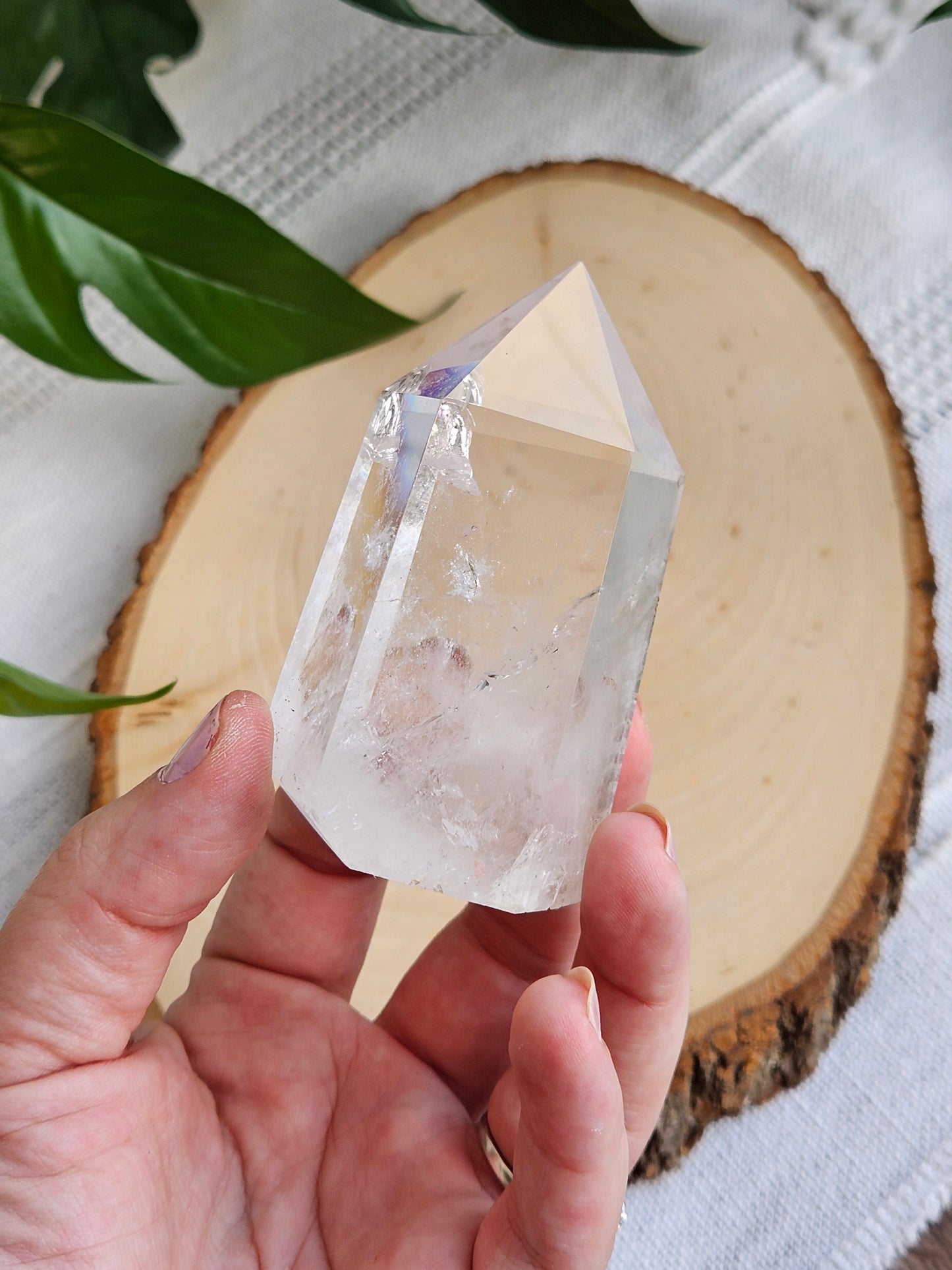 Clear Quartz Tower