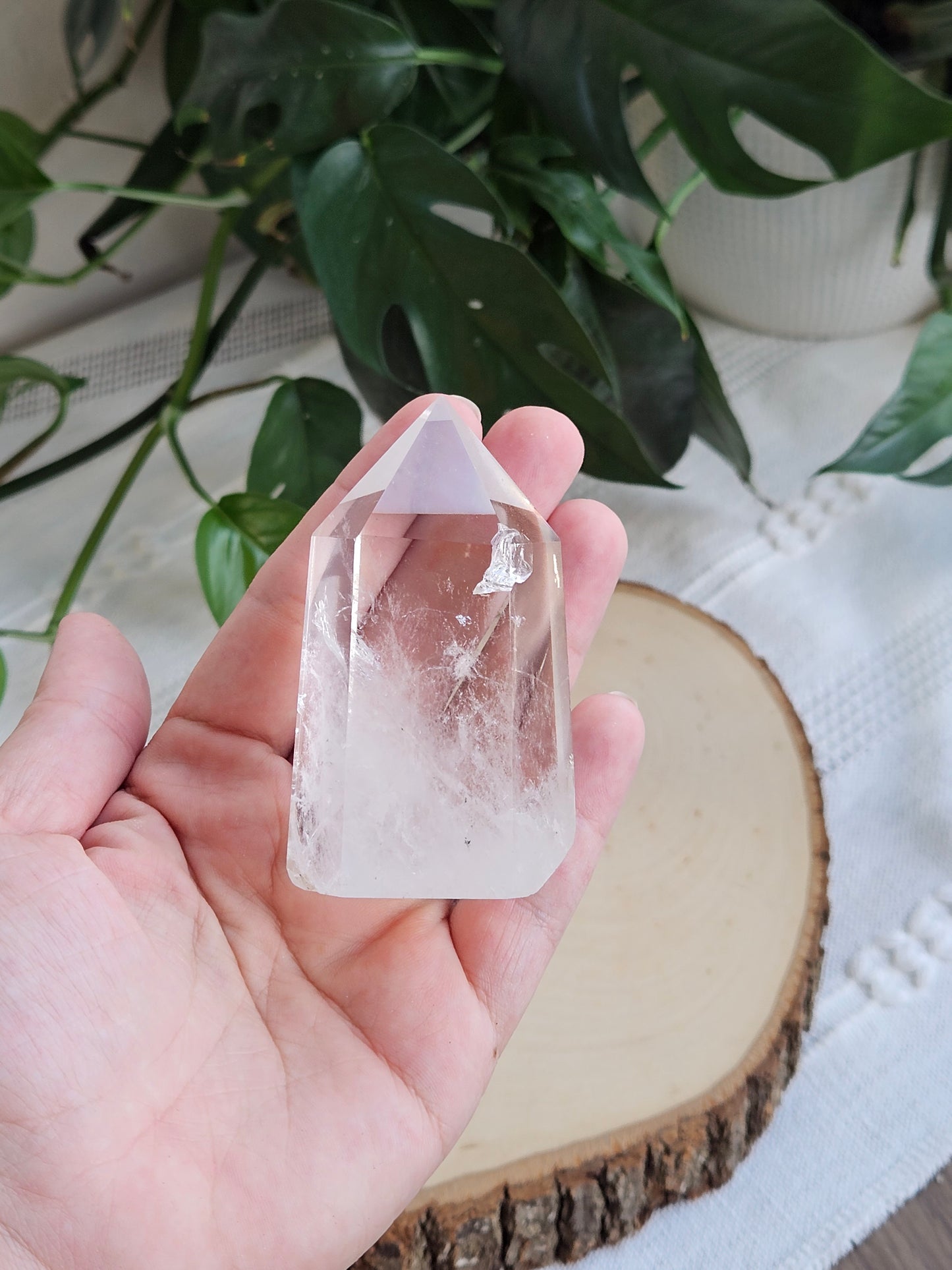 Clear Quartz Tower