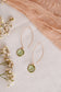 Green Amethyst Earrings