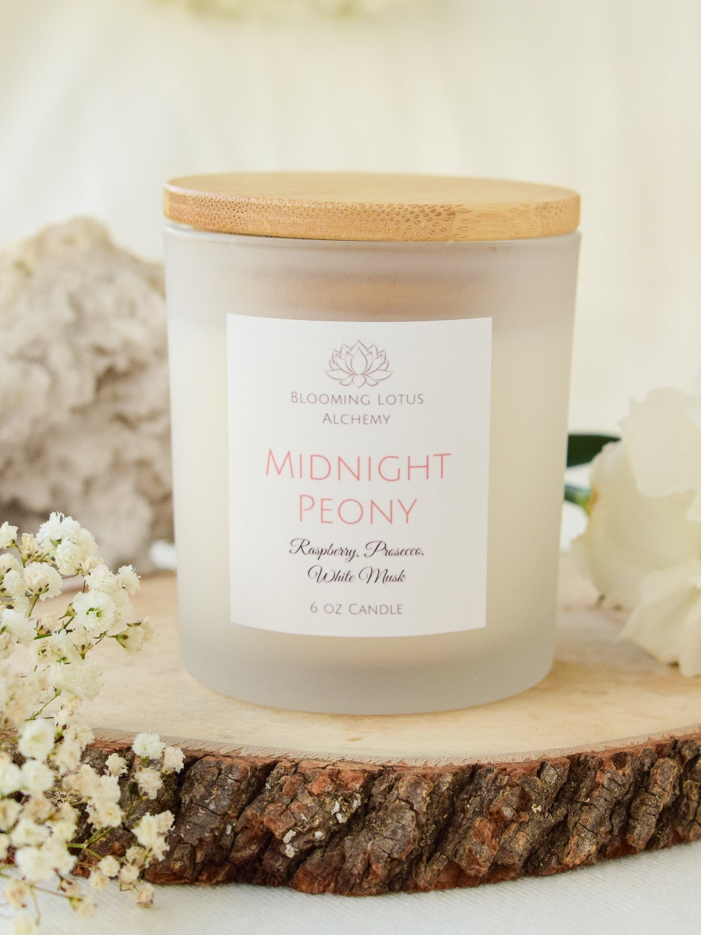 Midnight Peony Candle