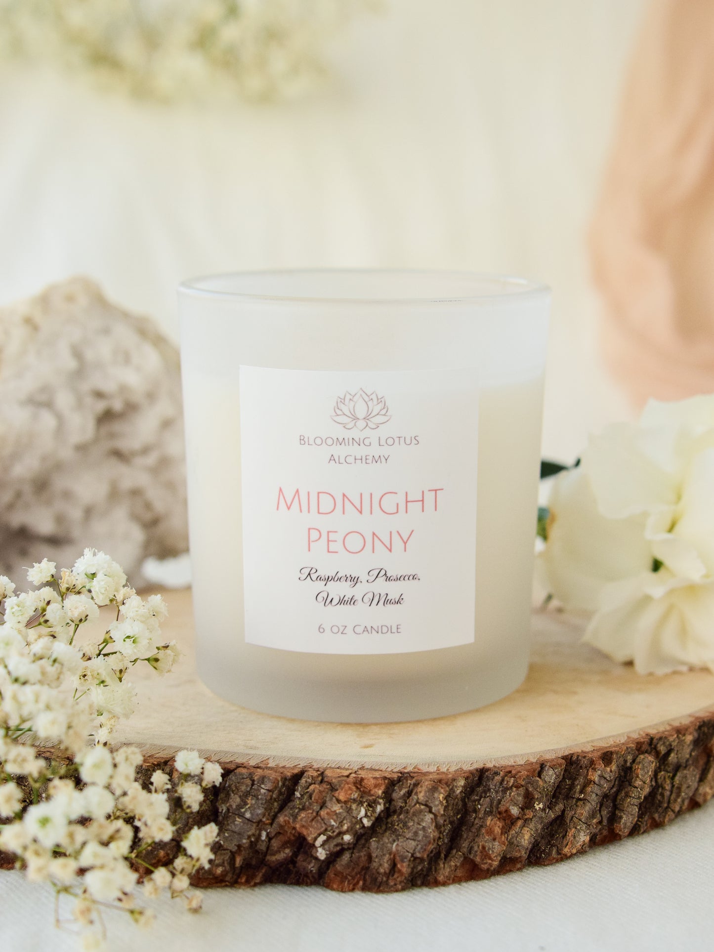 Midnight Peony Candle