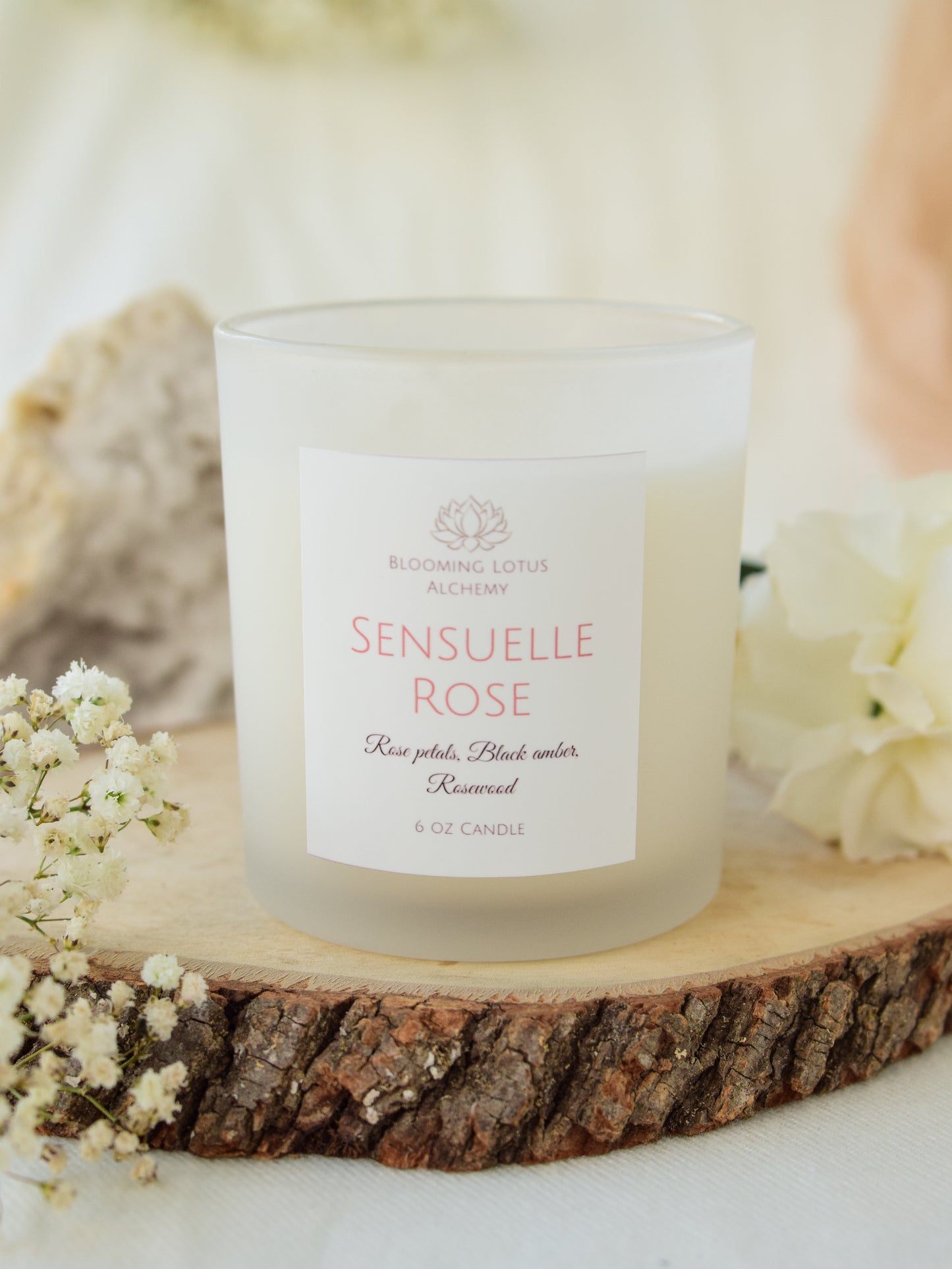 Sensuelle Rose Candle