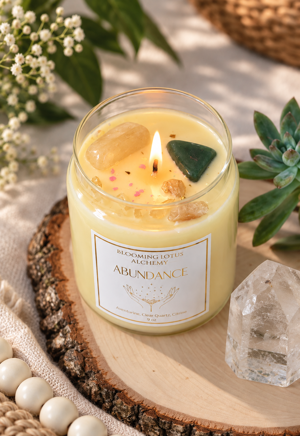 Abundance Intention Candle