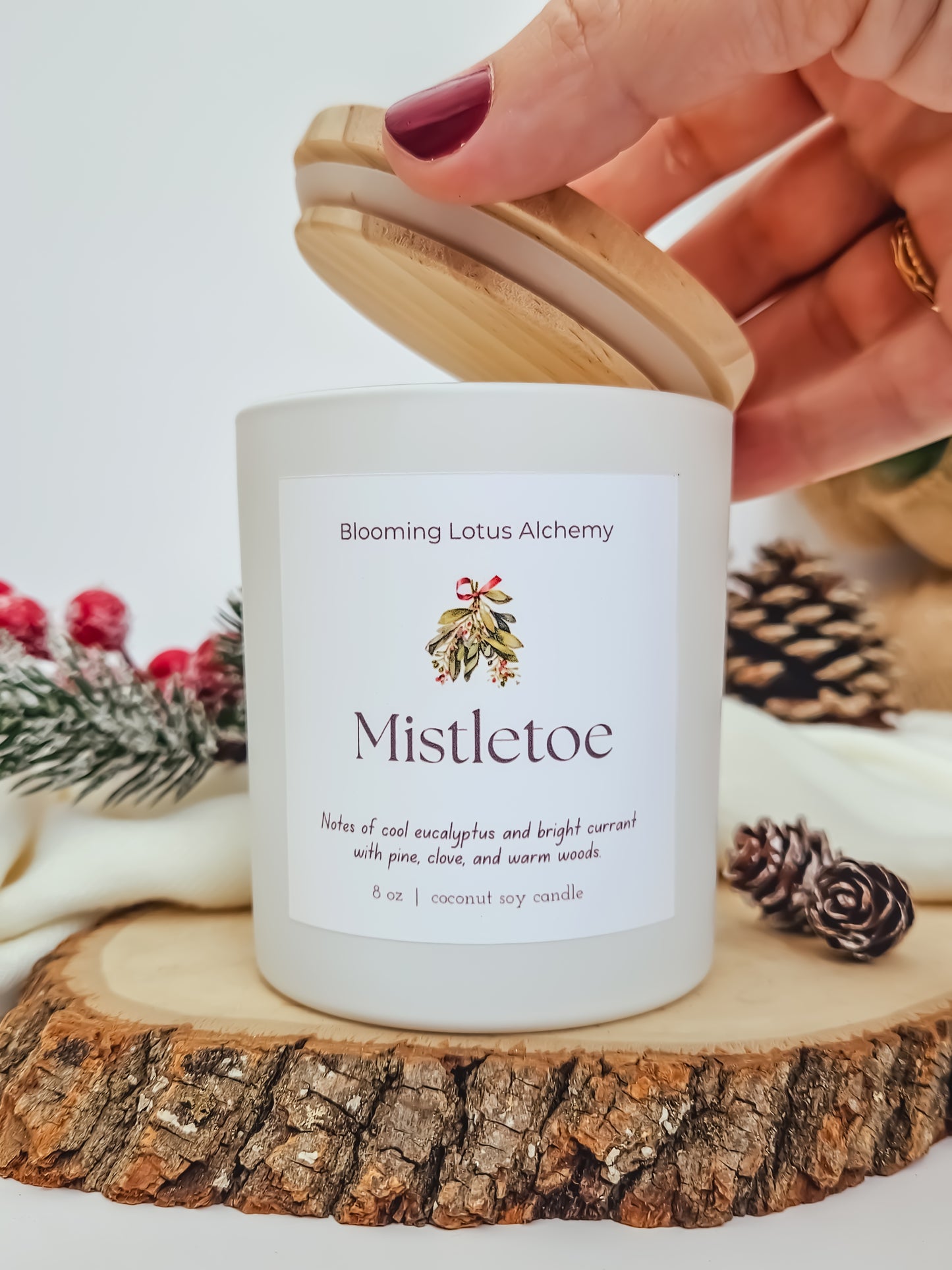 Mistletoe Candle