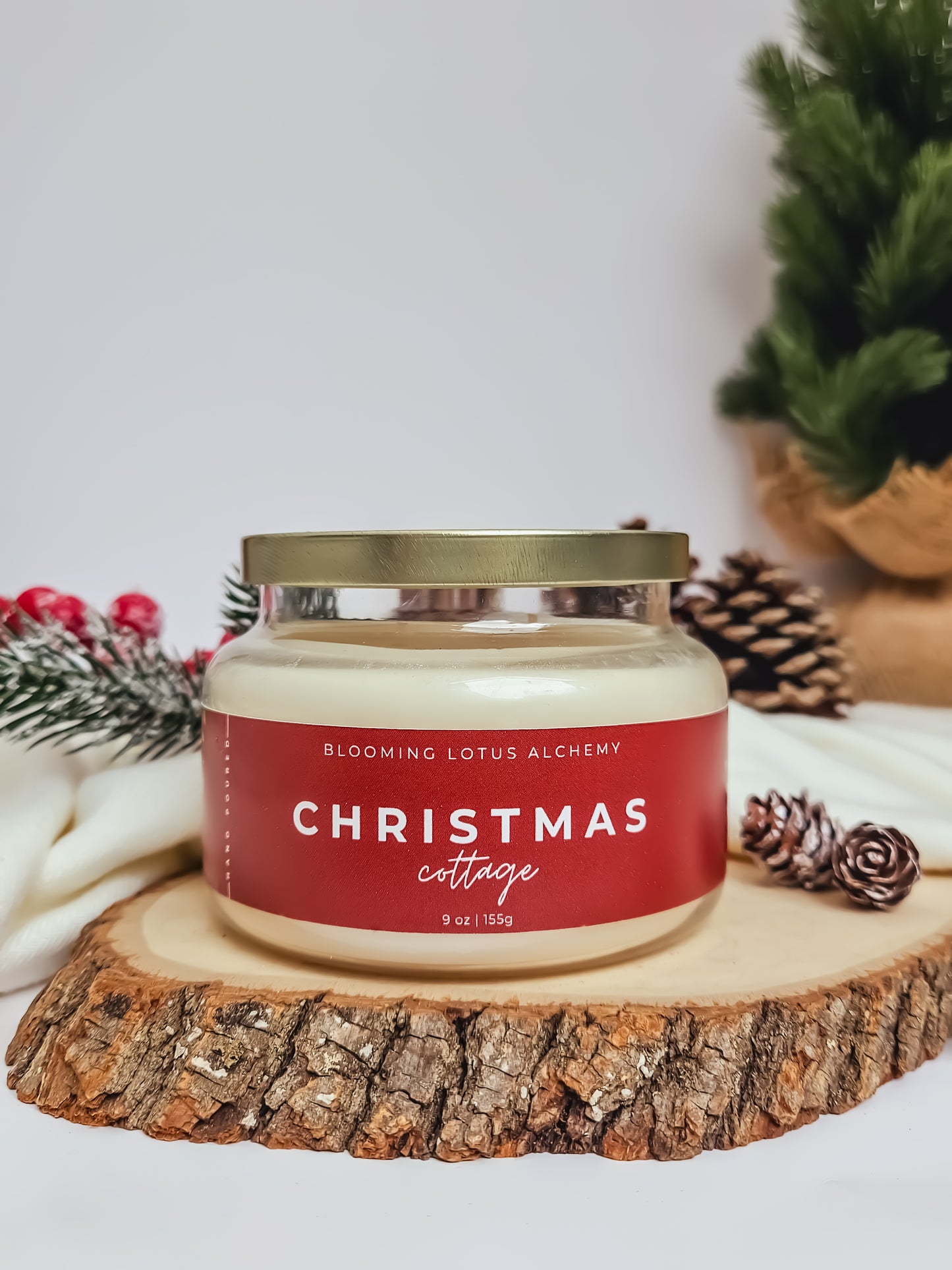 Christmas Cottage Candle