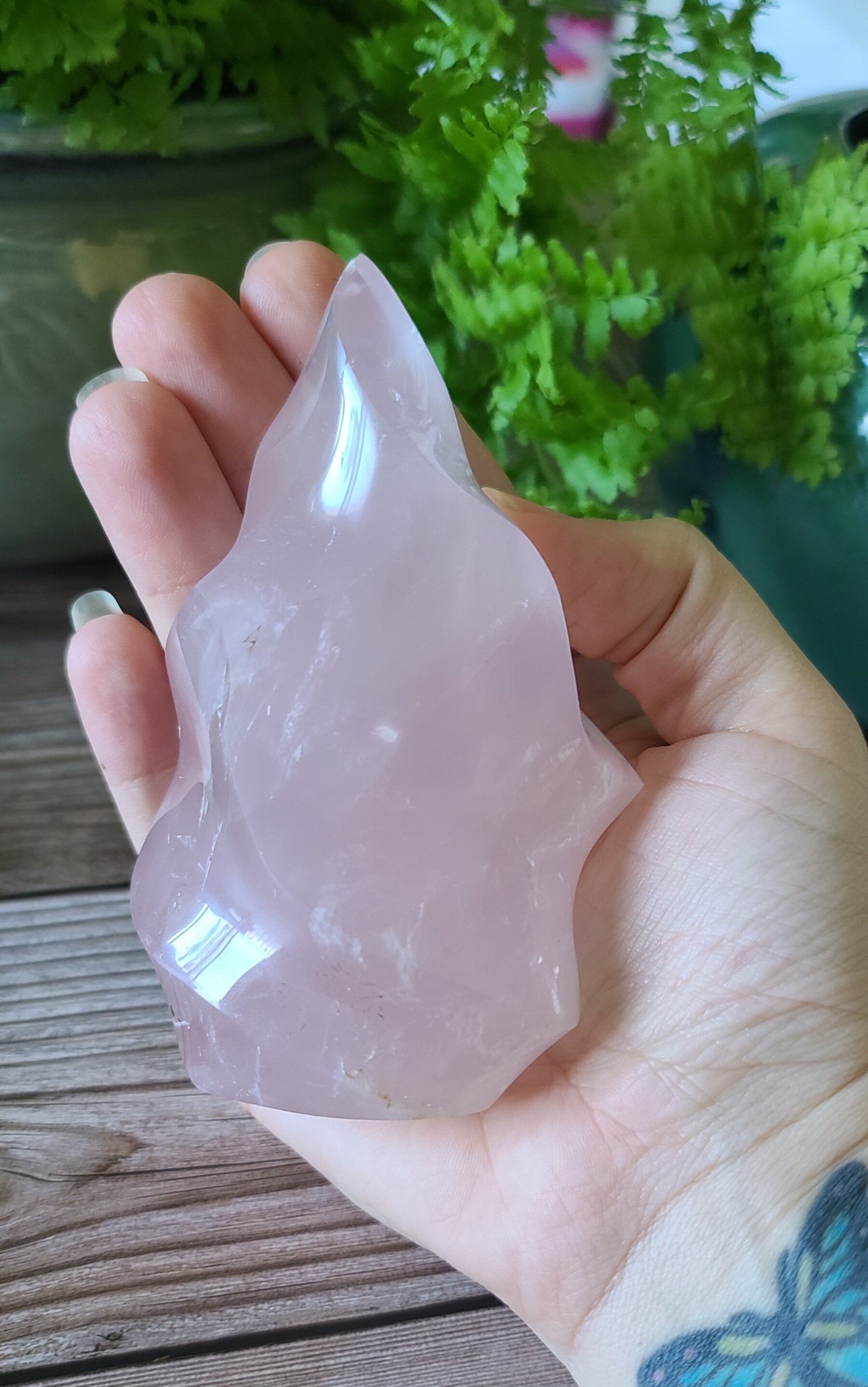 Rose Quartz Flame - bloominglotusalchemy