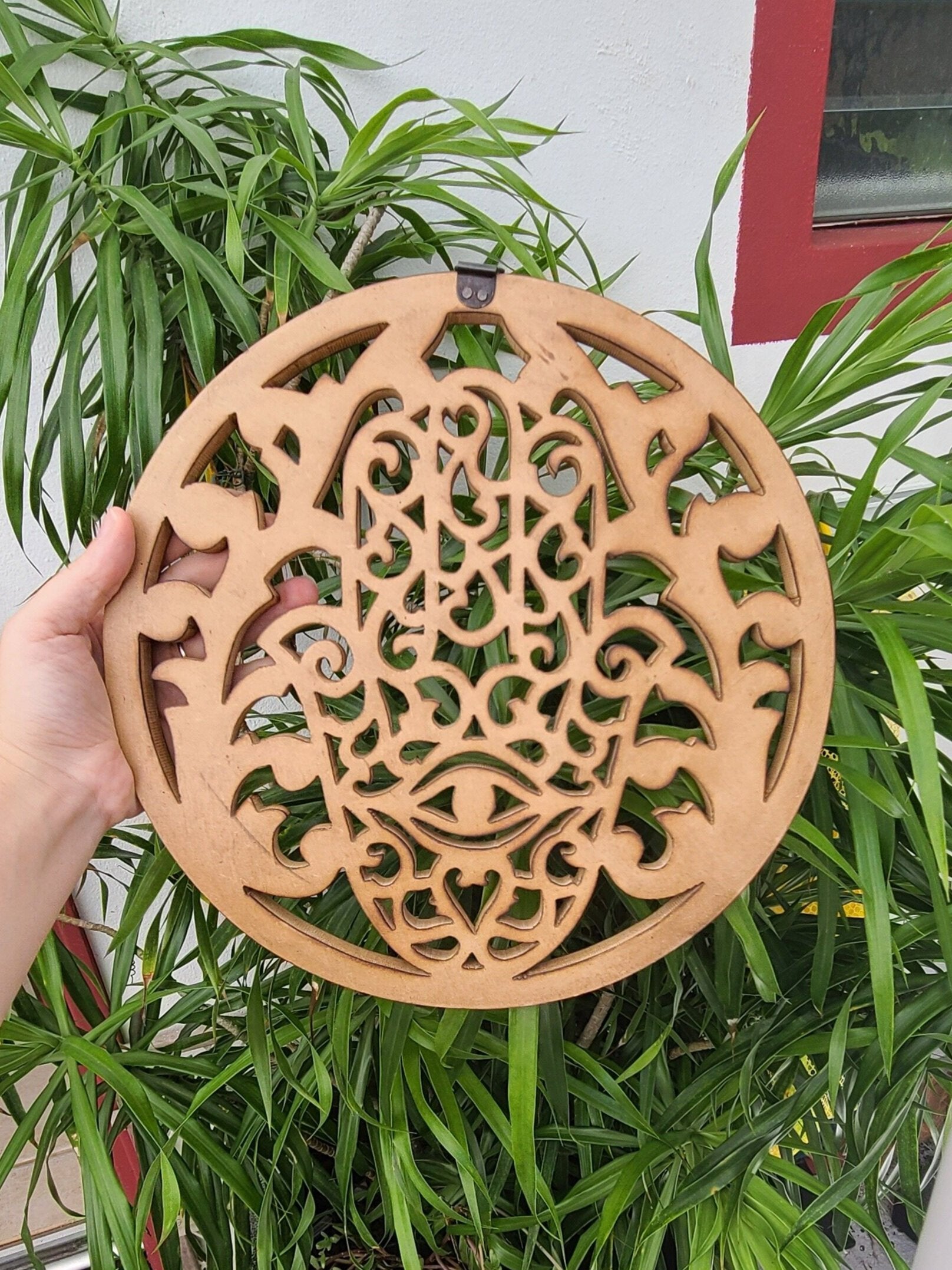 Wooden Hamsa - bloominglotusalchemy