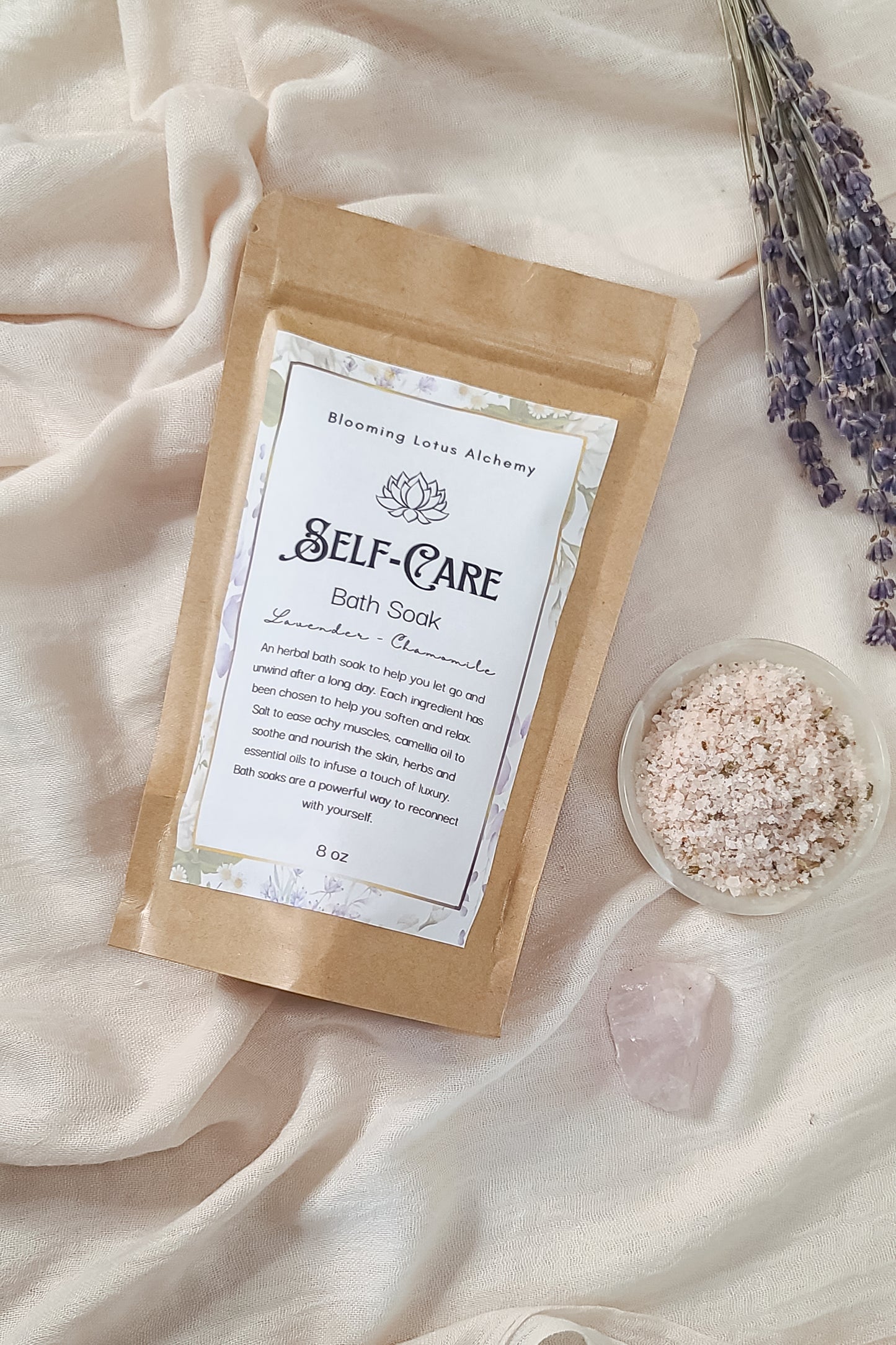 Self-Care Bath Soak - lavender & chamomile