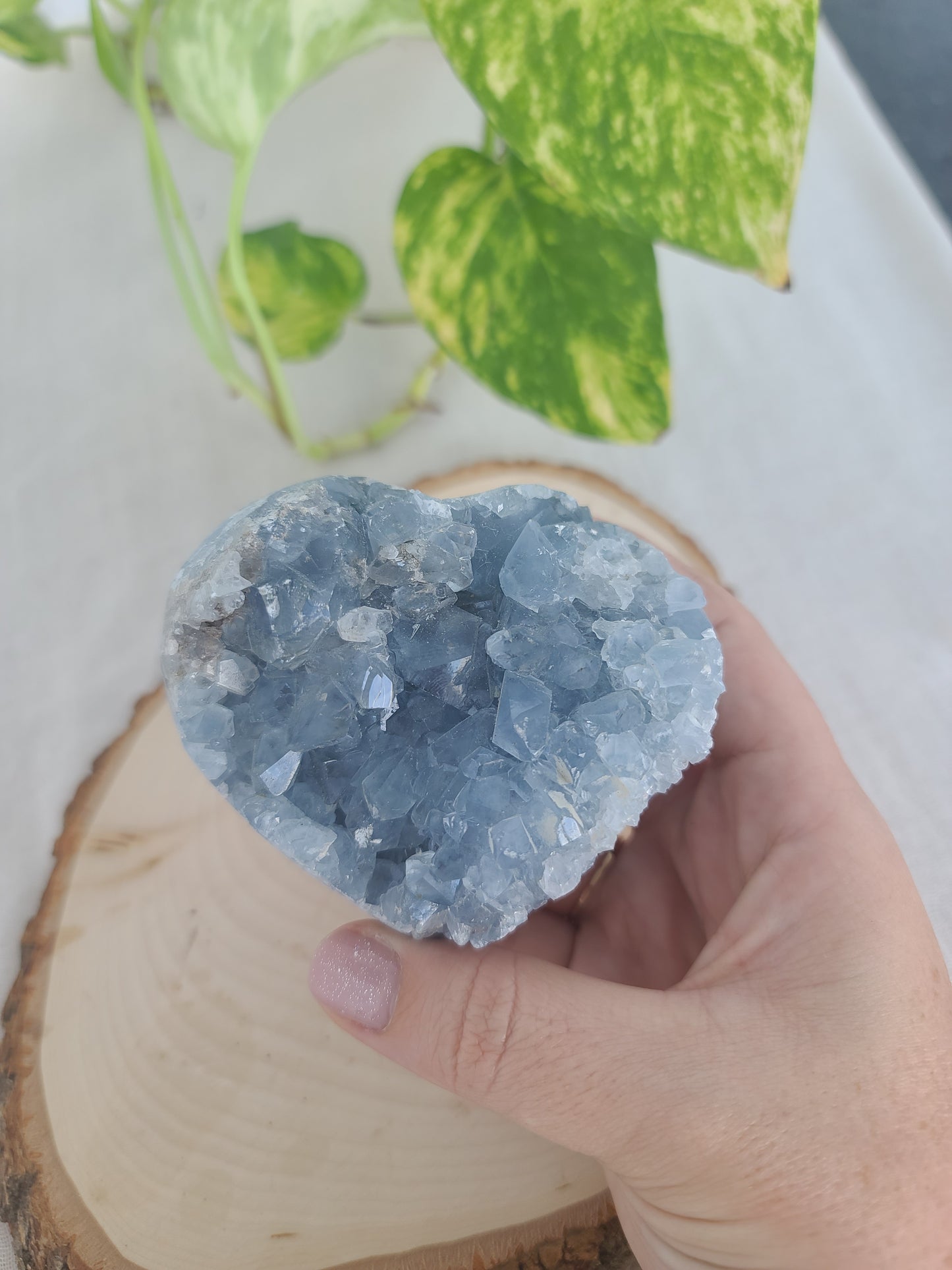 Celestite Heart