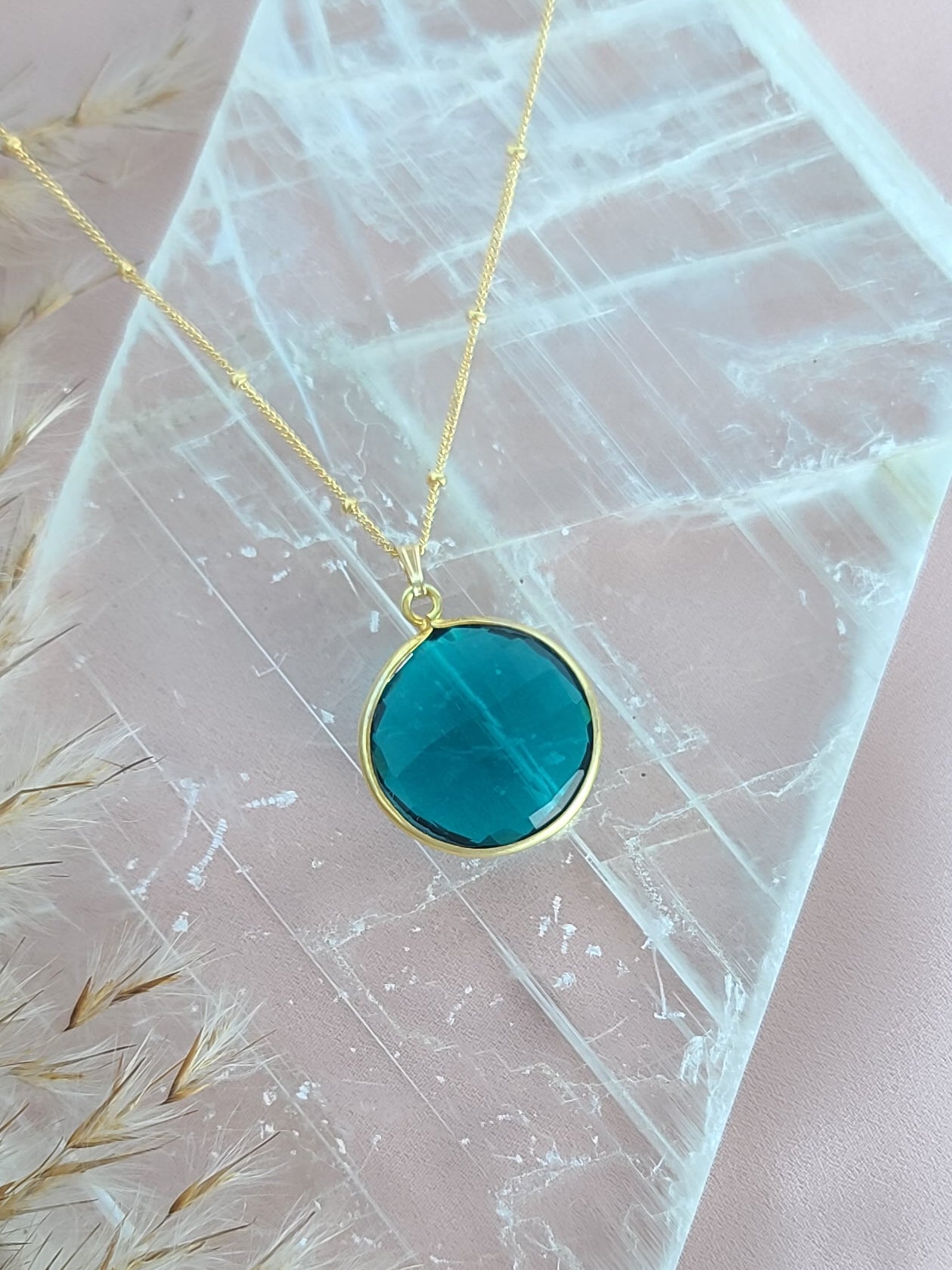 Blue Topaz Necklace