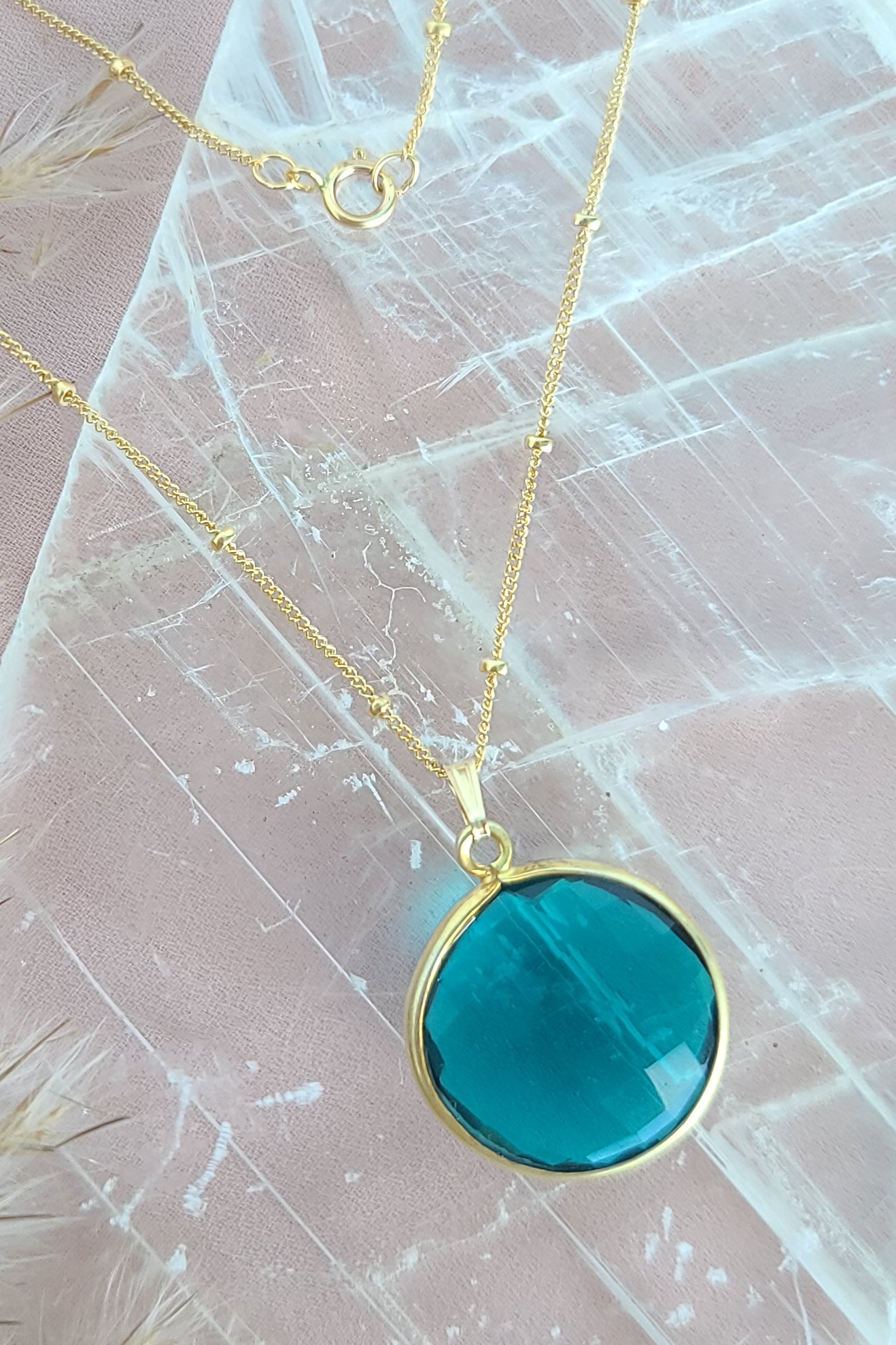 Blue Topaz Necklace