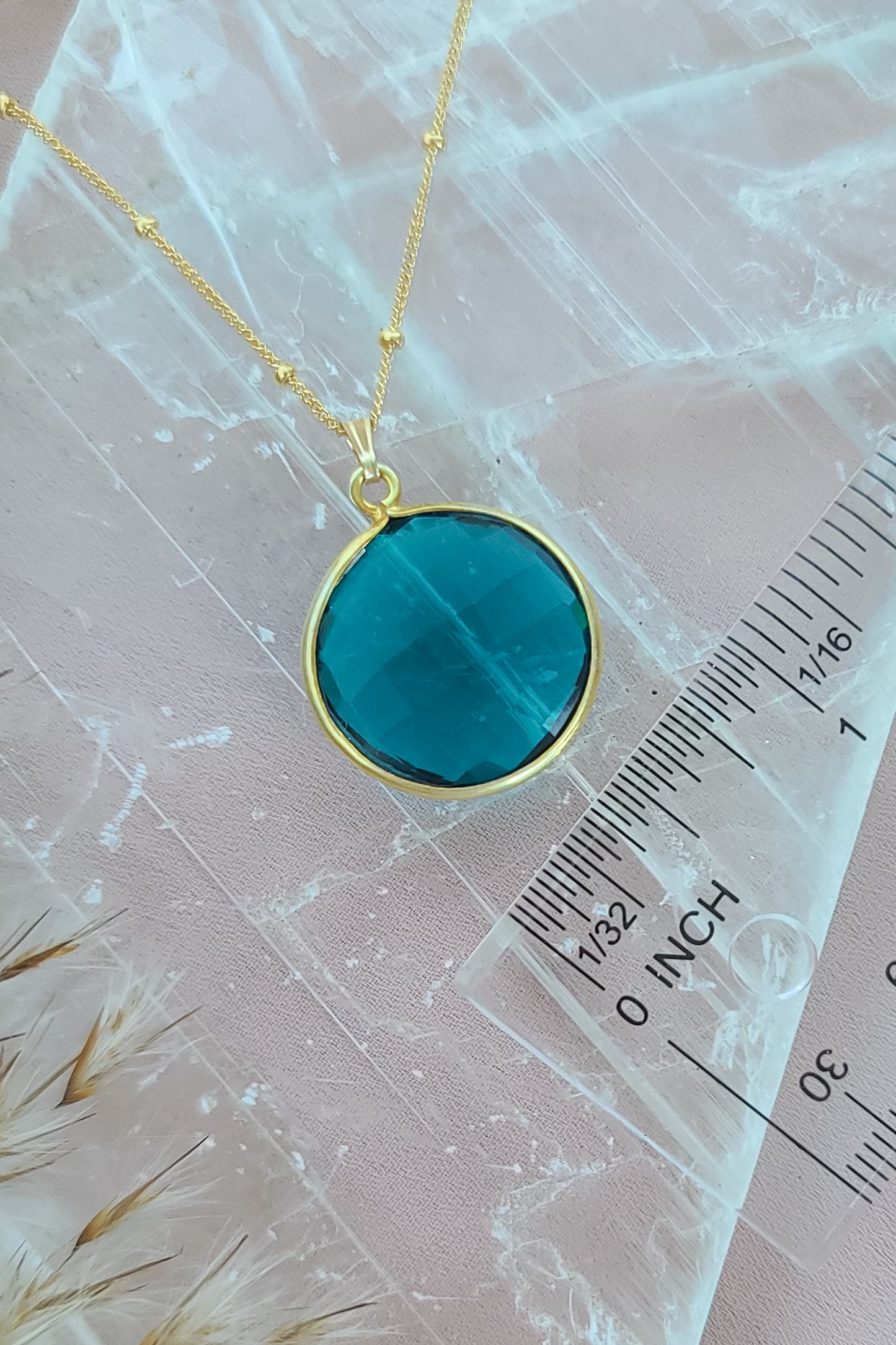 Blue Topaz Necklace