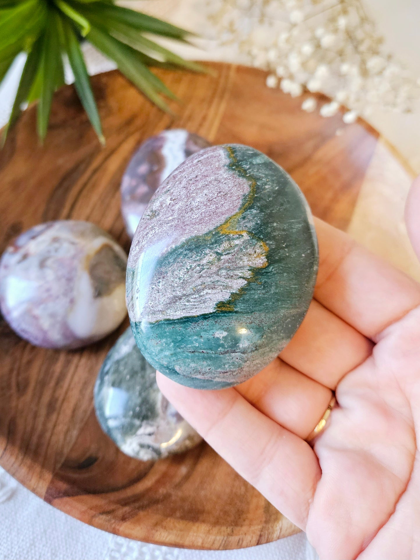 Ocean Jasper Palmstone