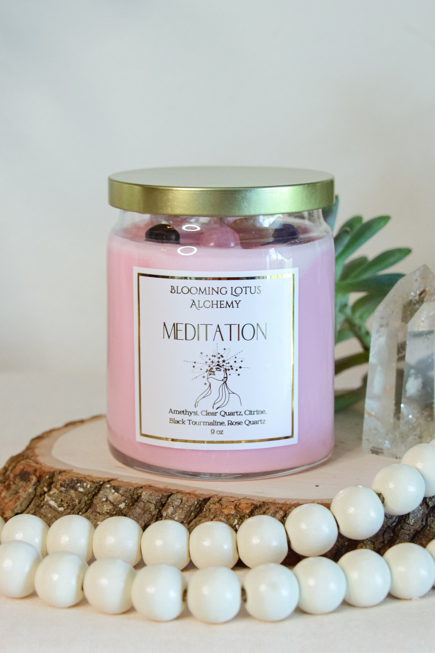 Meditation Intention Candle