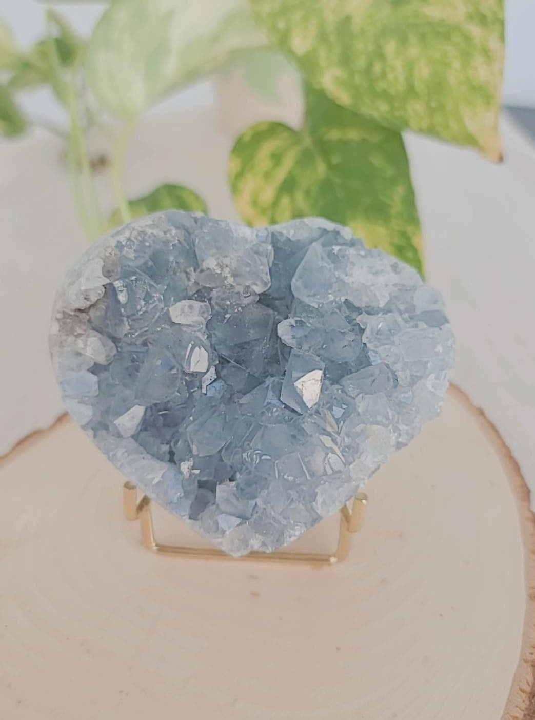 Celestite Heart