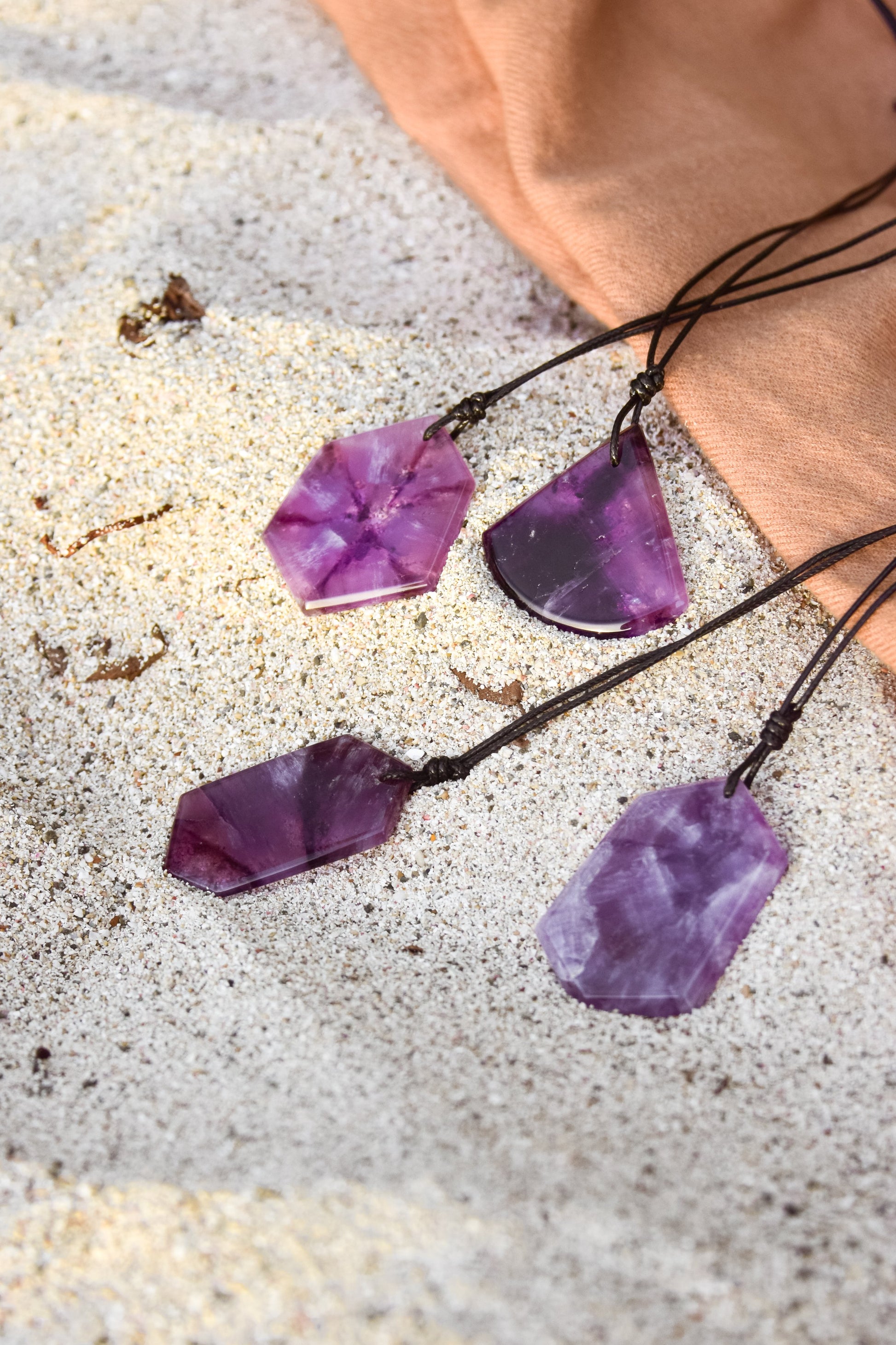 Trapiche Amethyst Pendant - bloominglotusalchemy